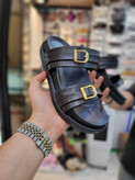 صندل زارا دوبندی مشکی و کرم